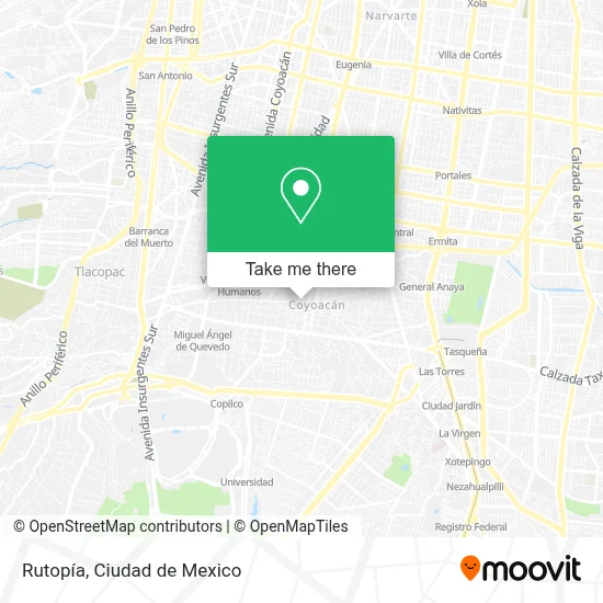 Rutopía map
