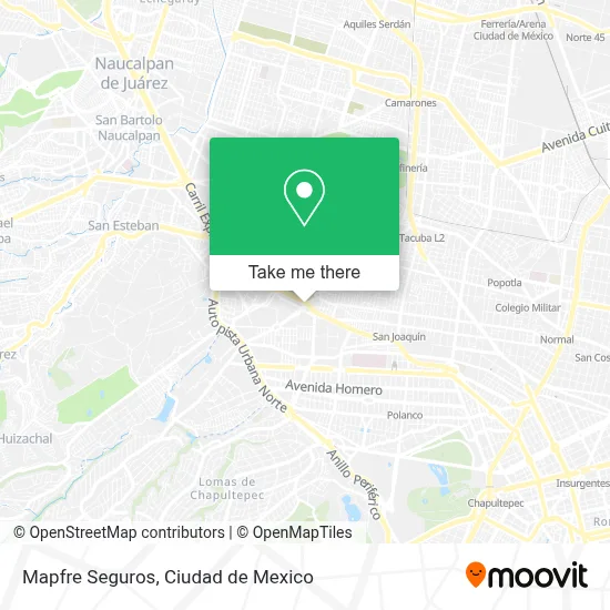 Mapfre Seguros map