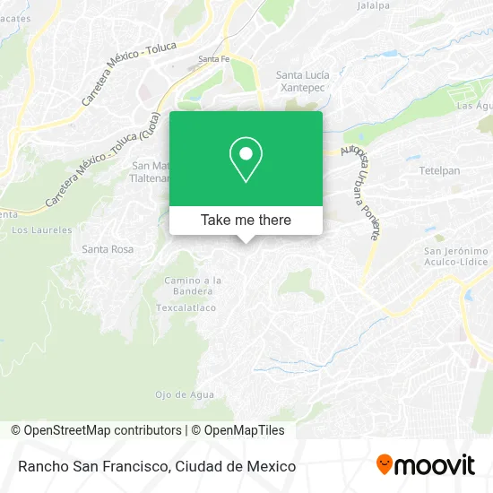 Rancho San Francisco map
