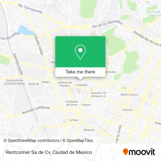 Rentcomer Sa de Cv map