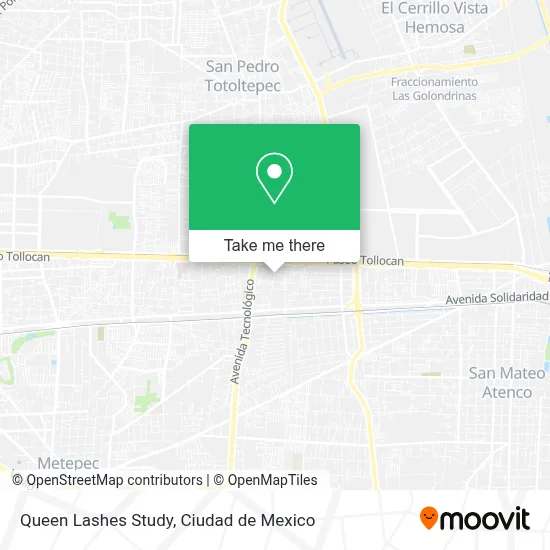 Queen Lashes Study map