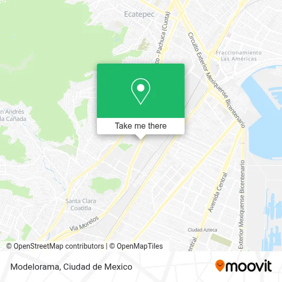 Modelorama map