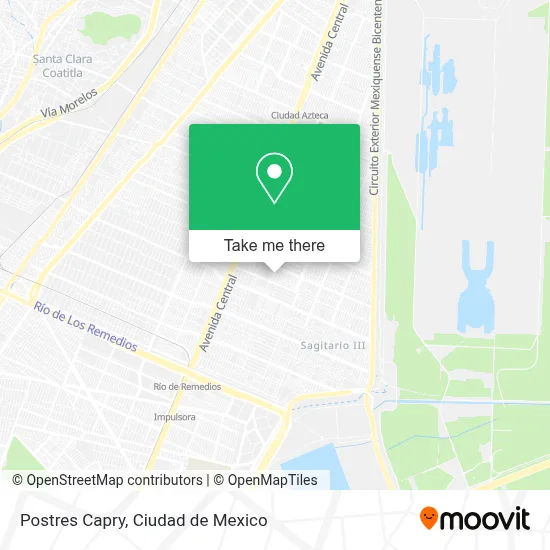 Postres Capry map