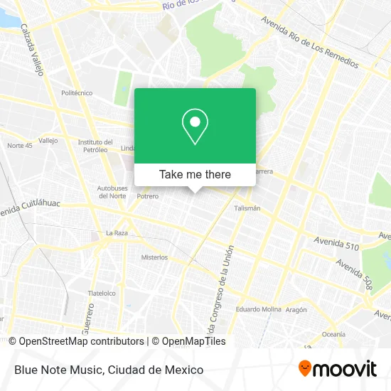 Blue Note Music map