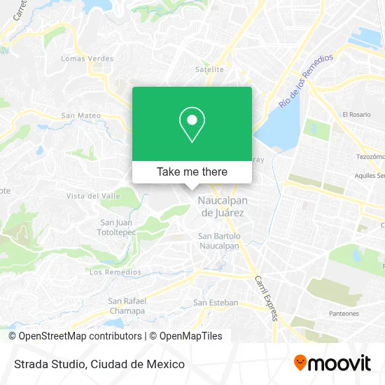 Strada Studio map