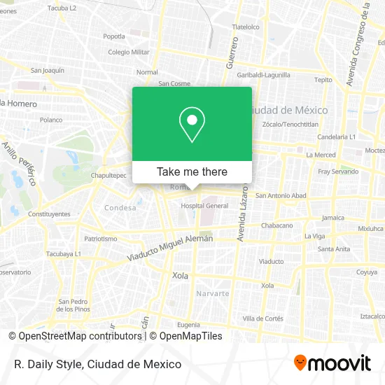 R. Daily Style map