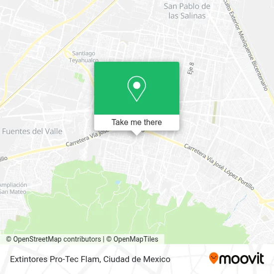Extintores Pro-Tec Flam map
