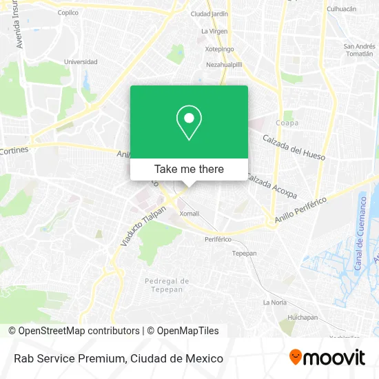 Rab Service Premium map