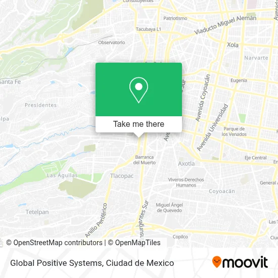 Global Positive Systems map
