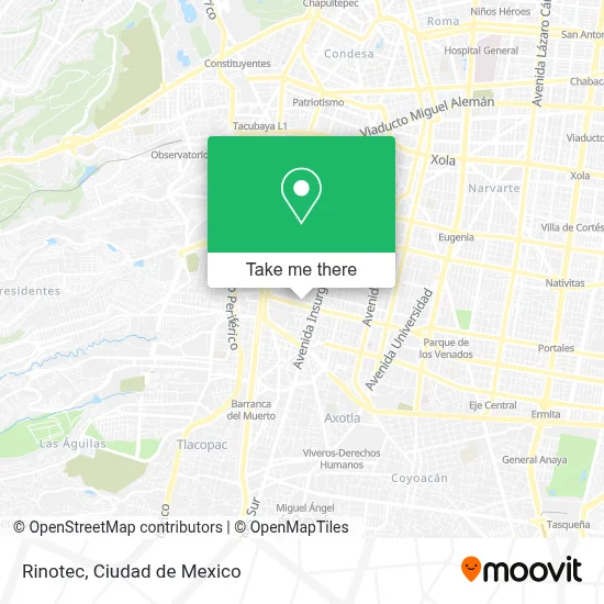 Rinotec map