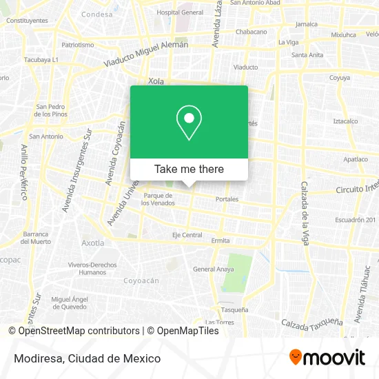 Modiresa map