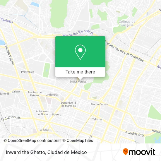 Inward the Ghetto map