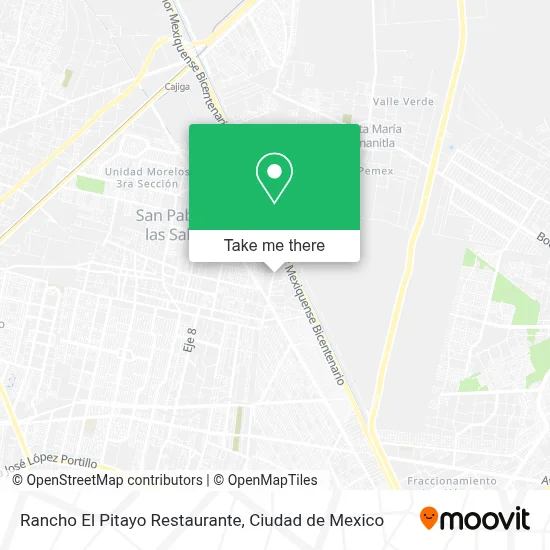 Rancho El Pitayo Restaurante map