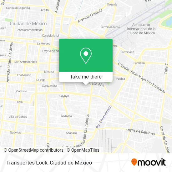 Transportes Lock map