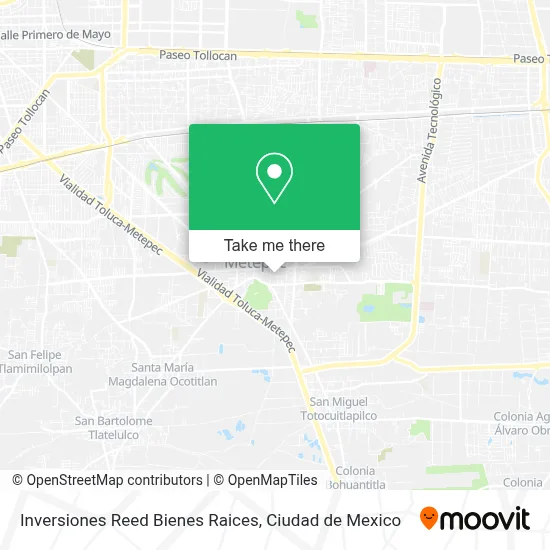 Inversiones Reed Bienes Raices map
