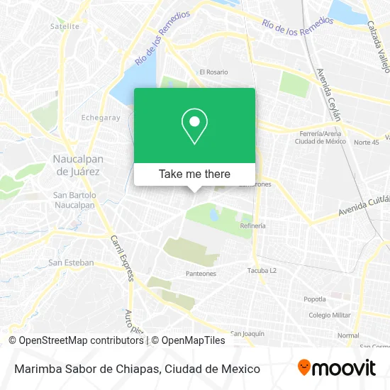 Marimba Sabor de Chiapas map