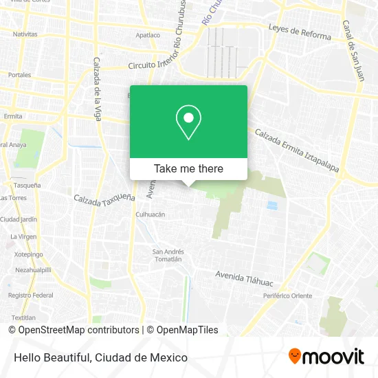Hello Beautiful map