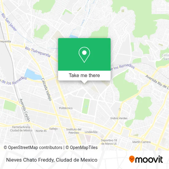 Nieves Chato Freddy map