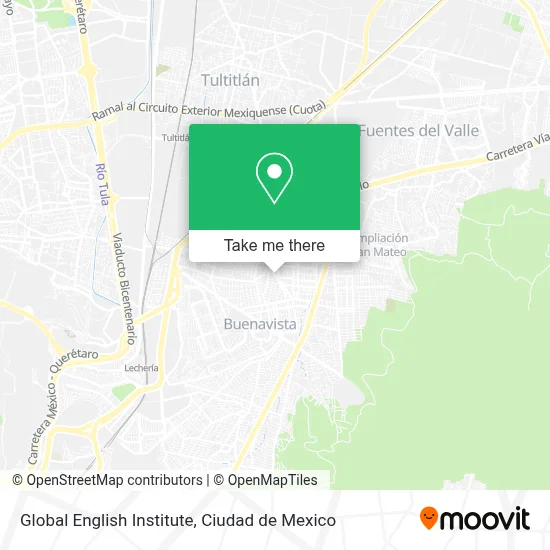 Global English Institute map