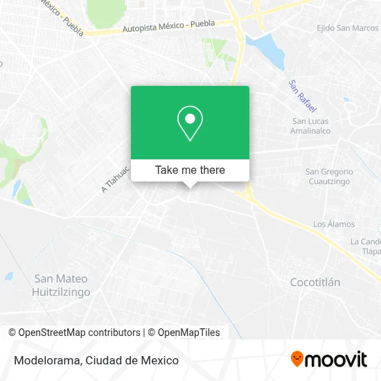 Modelorama map