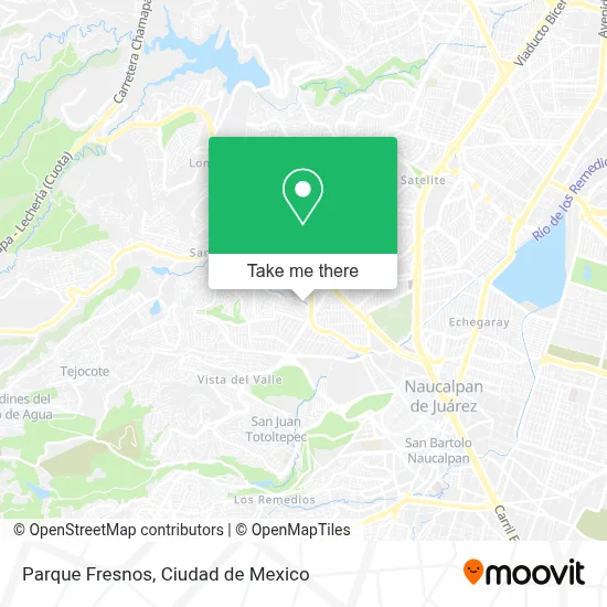 Parque Fresnos map