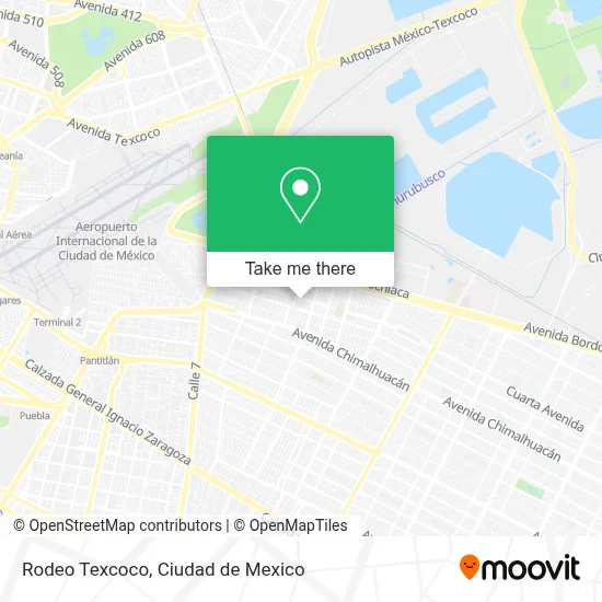 Rodeo Texcoco map