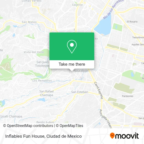 Inflables Fun House map