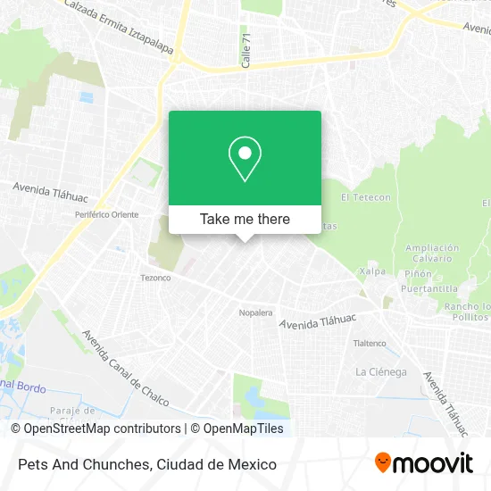 Pets And Chunches map