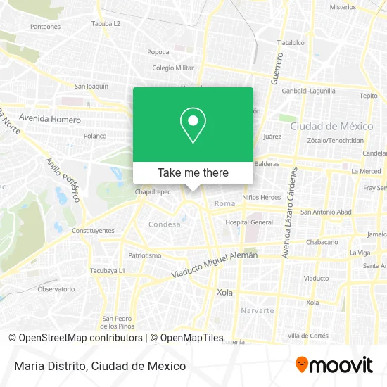 Maria Distrito map