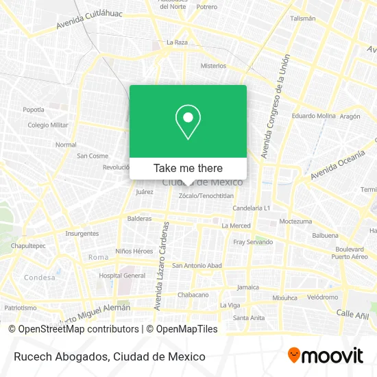 Rucech Abogados map