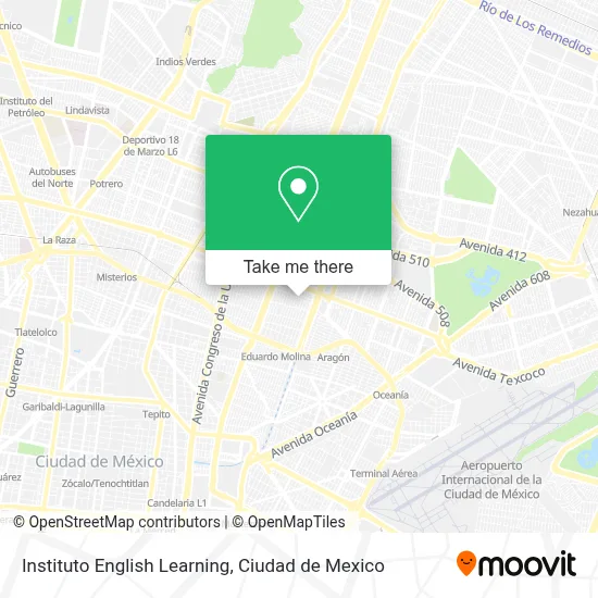 Instituto English Learning map