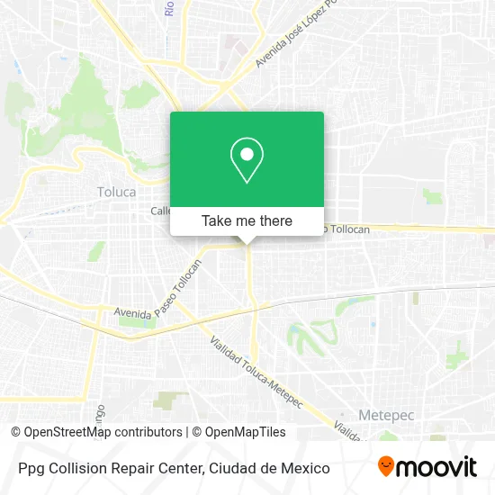 Ppg Collision Repair Center map
