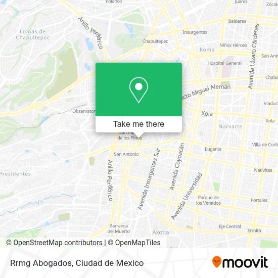 Rrmg Abogados map