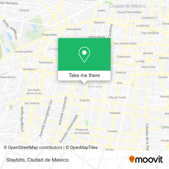 Staybits map
