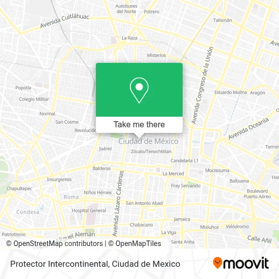 Protector Intercontinental map