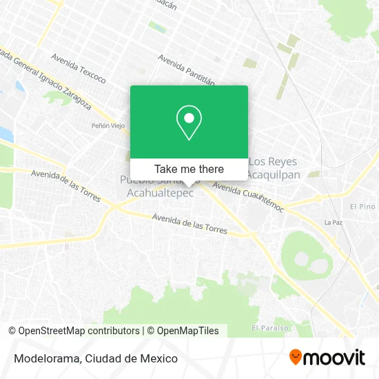 Modelorama map