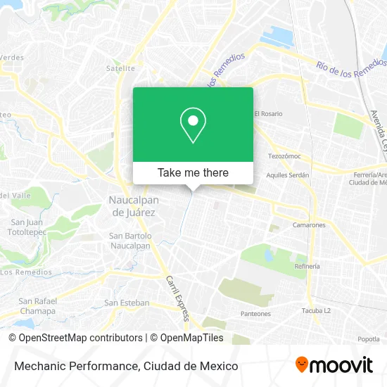 Mechanic Performance map