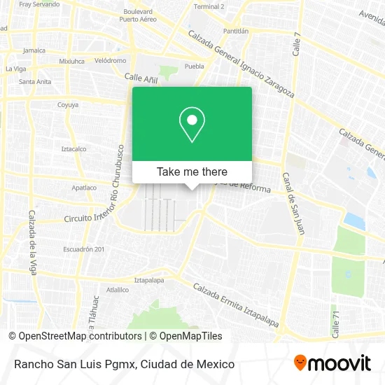 Rancho San Luis Pgmx map