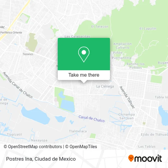 Postres Ina map
