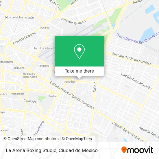 La Arena Boxing Studio map