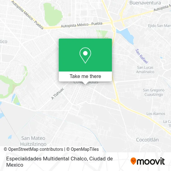 Especialidades Multidental Chalco map
