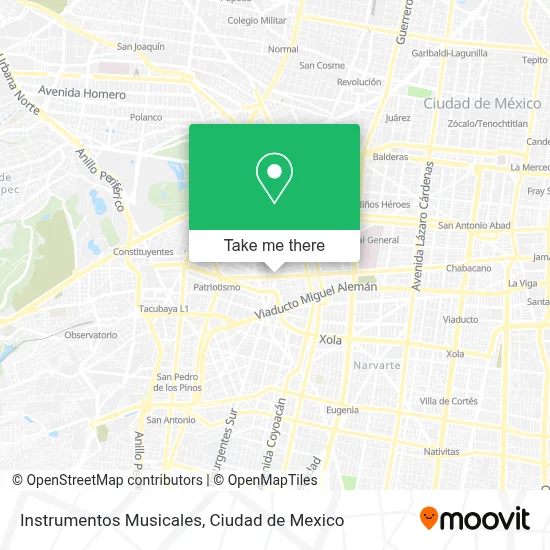Instrumentos Musicales map