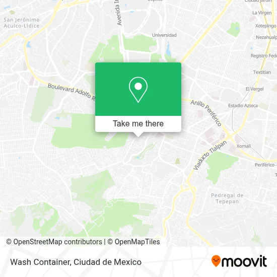 Wash Container map