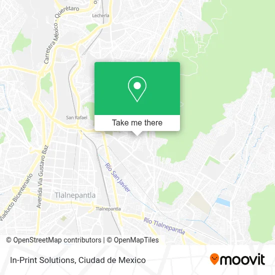 In-Print Solutions map