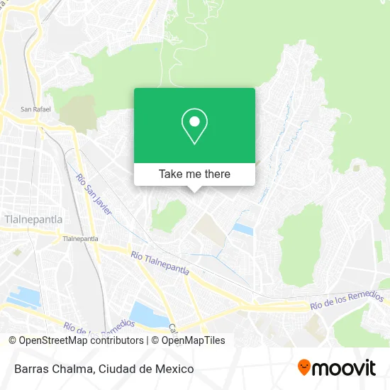 Barras Chalma map