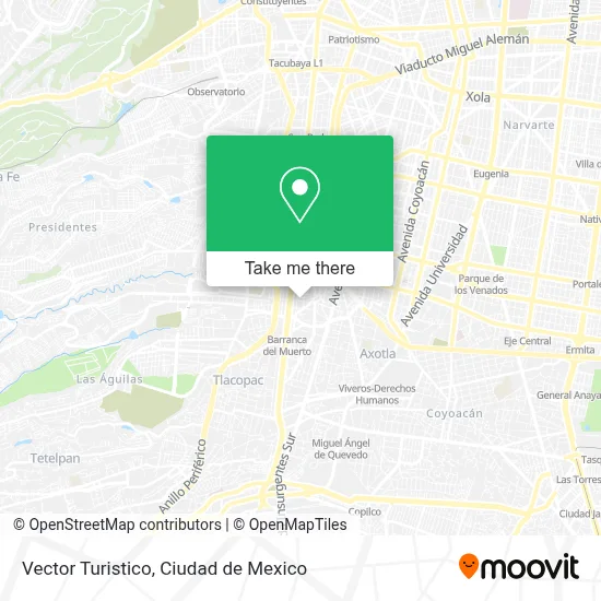 Vector Turistico map