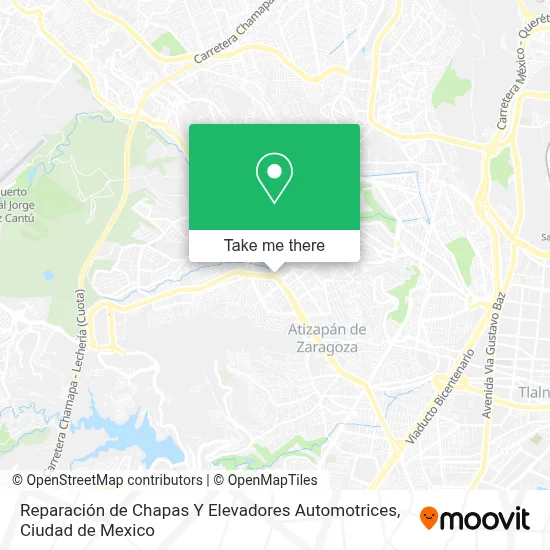 Reparación de Chapas Y Elevadores Automotrices map