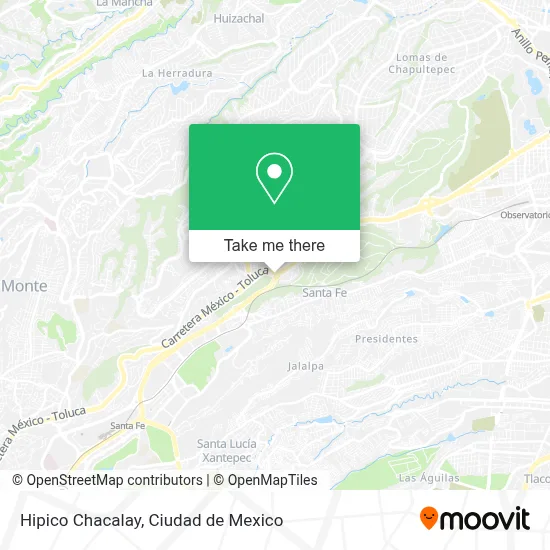 Hipico Chacalay map