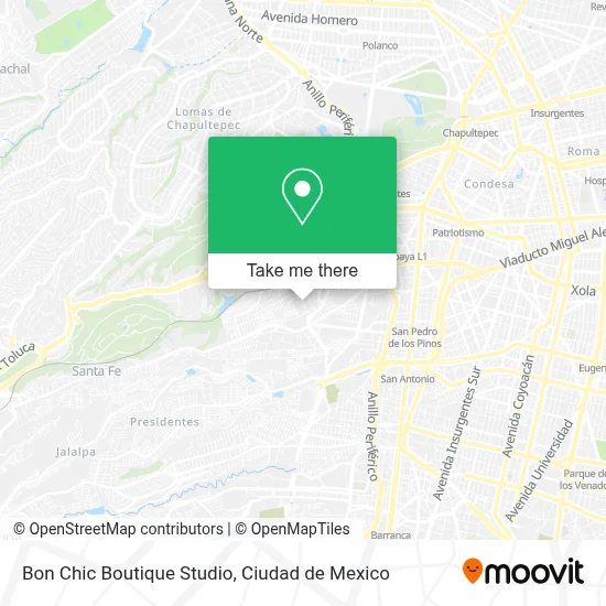 Bon Chic Boutique Studio map
