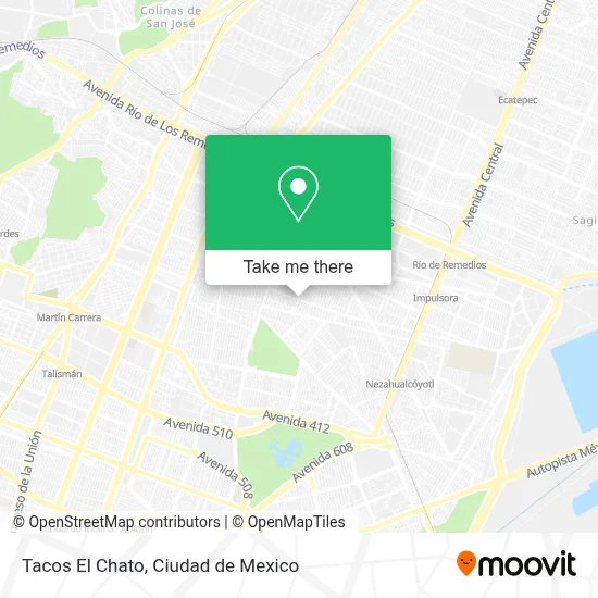 Tacos El Chato map